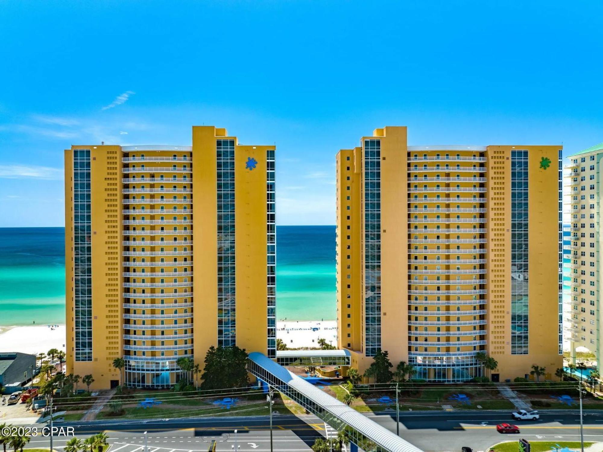Beachfront Oasis At Splash Resort And Condos Panama City Beach Esterno foto